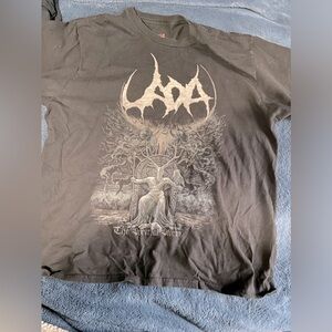 UADA slim fit girlie tee usbm black metal